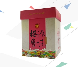 上海天地盖食品白卡盒套盒